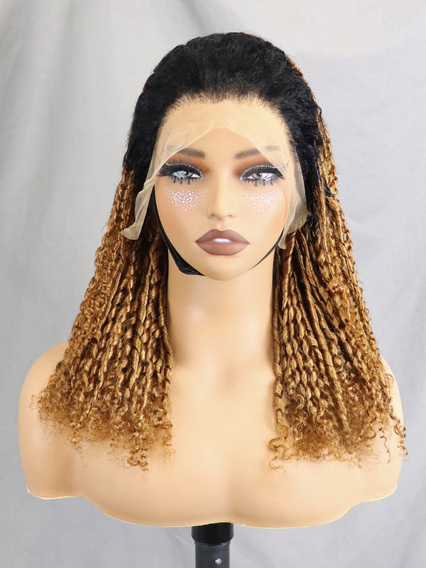 Wear And Go Glueless Lace Frontal Wig Human Hair 13x4 Transparent Lace Pre Plucked Twist Curls