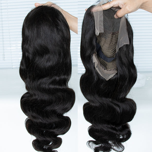 Body Wave 13x4 Transparent Lace Frontal Brazilian Human Hair Wig