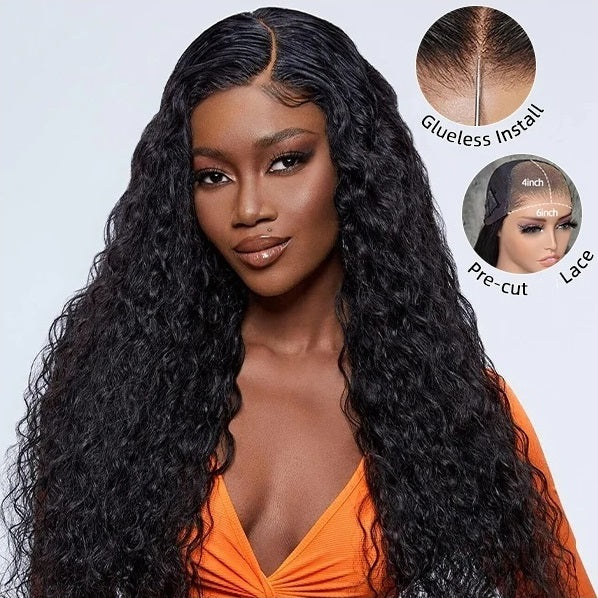 4x6 Wear and Go Glueless Wig Deep Wave