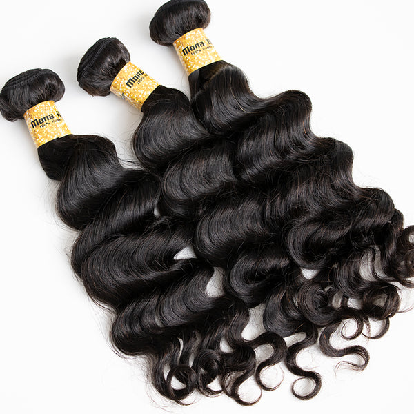 3PCS 100g Brazilian Loose Wave Bundles Cuticle Aligned Virgin Human Hair Wholesale